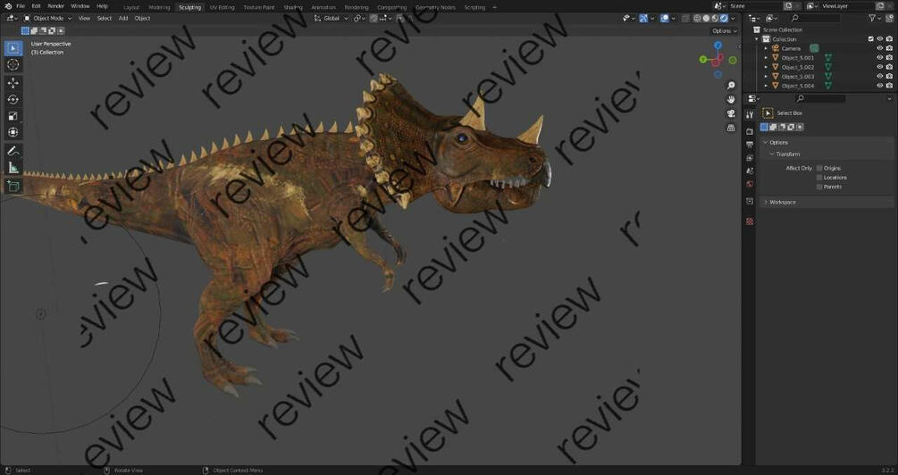 blender screen